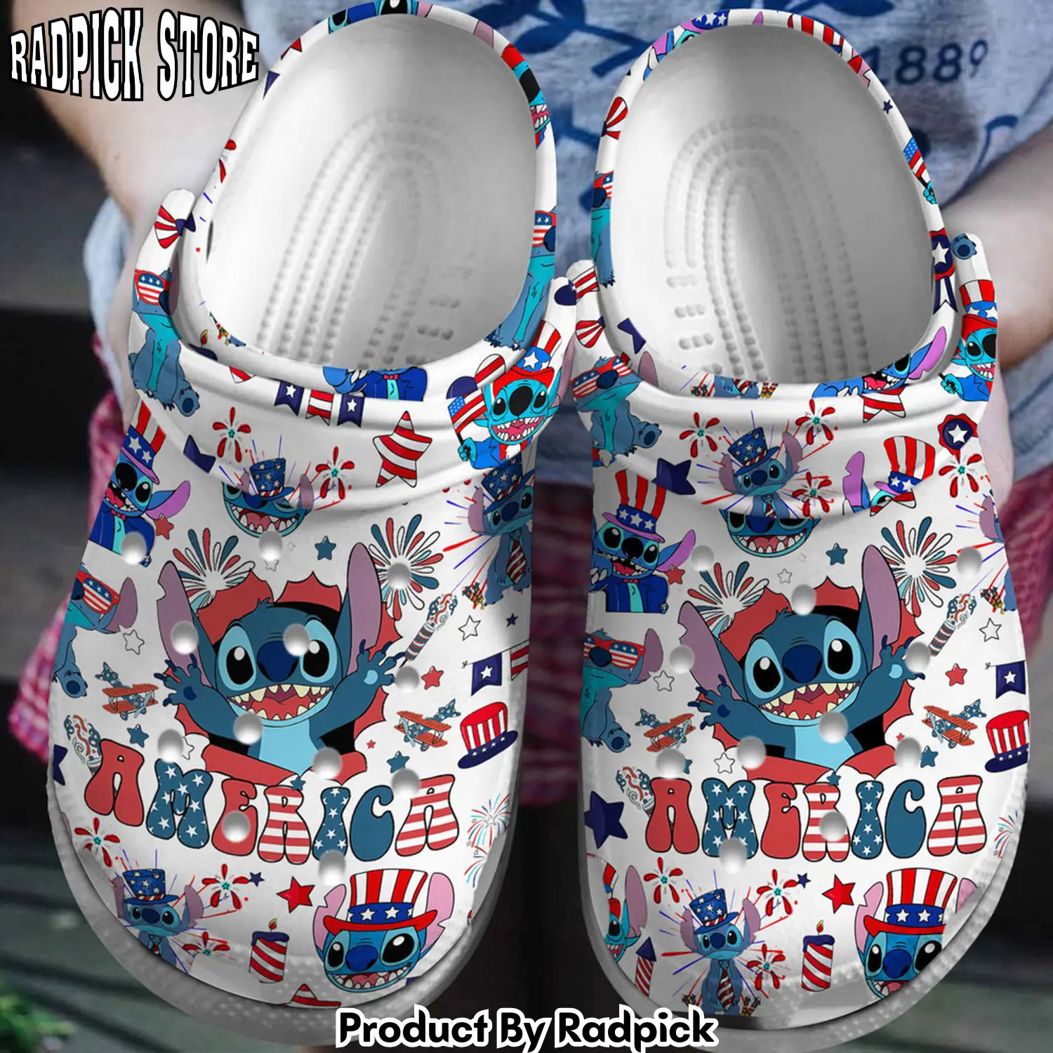 Radpick premium lilo and stitch cartoom clogs shoes comfortable for men women rp6522256